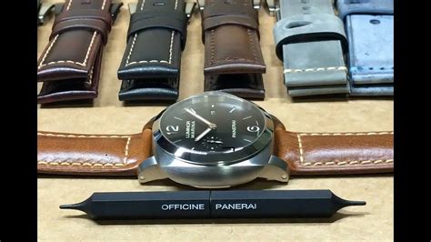 how to set time on panerai luminor tantalium|panerai luminor strap change.